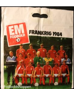 Samleobjekter : Plastikposer med EM 1984 landsholdet
